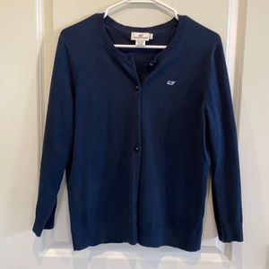 Vineyard Vines Navy Blue Cardigan
